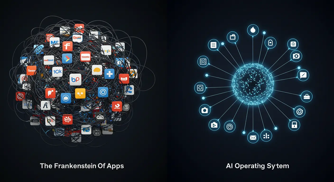 Sistema IA Integrado vs Apps Aisladas - Diferencia Clave para Negocios Comparación sistema IA integrado vs aplicaciones aisladas - Automatización con IA eficiente