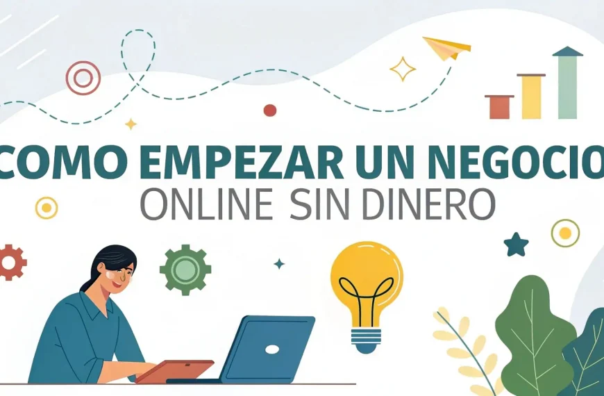 Cómo Empezar un Negocio Online Sin Dinero