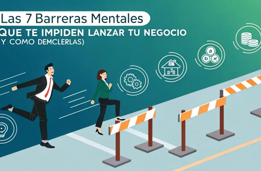 Las 7 Barreras Mentales que te Impiden Lanzar tu Negocio (y cómo demolerlas)