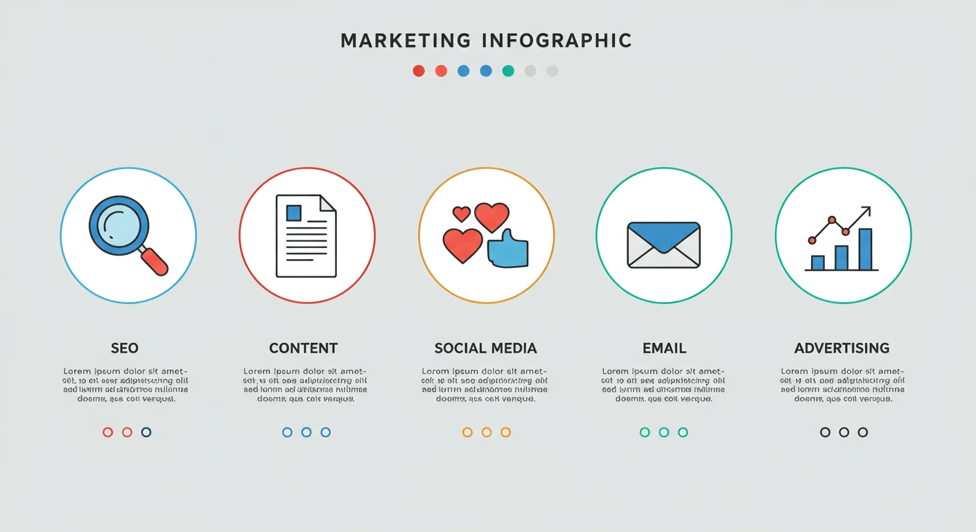 Áreas clave del marketing digital integrado