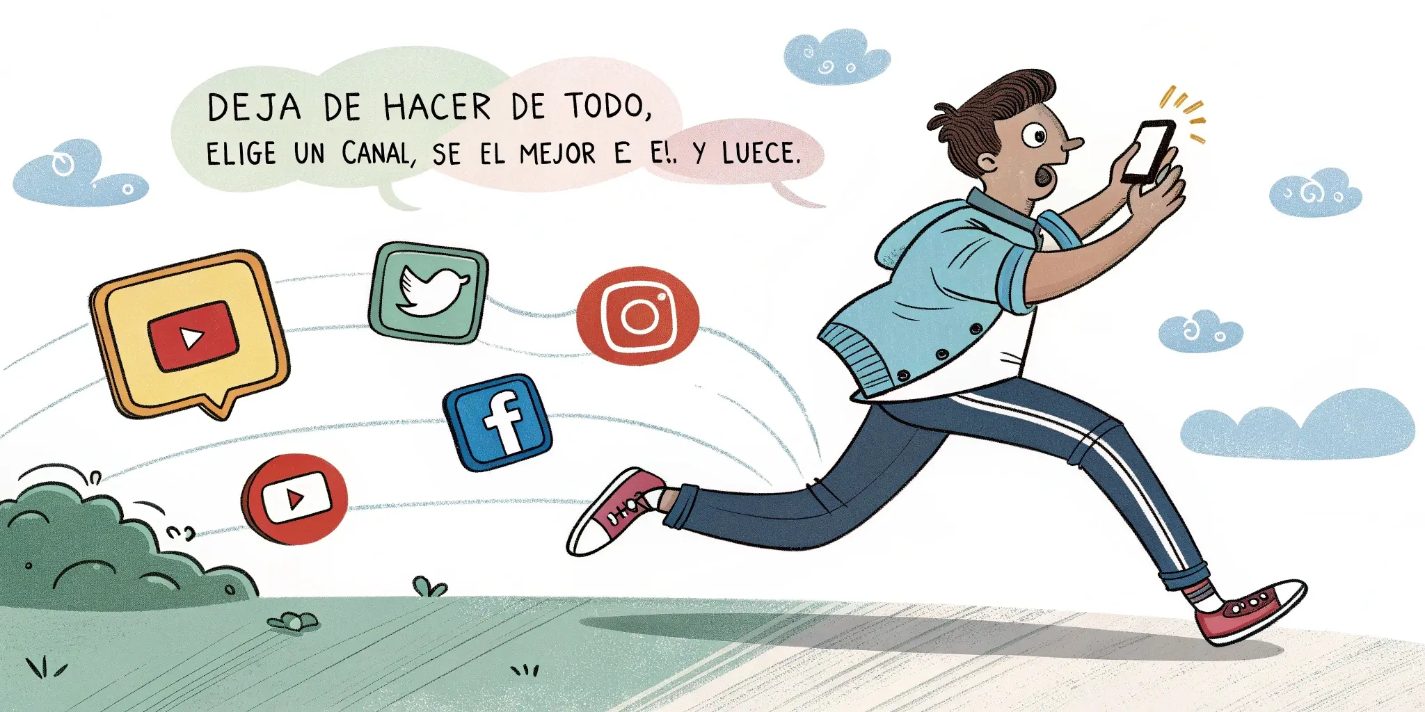 Error común en marketing digital para emprendedores - falta de enfoque