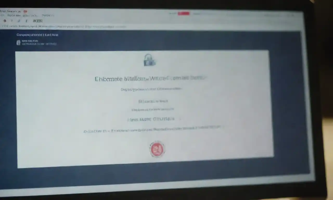 An image of a digital certificate on a computer screen