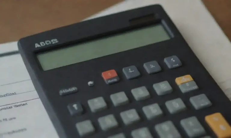 Graphic showing a calculator and ads