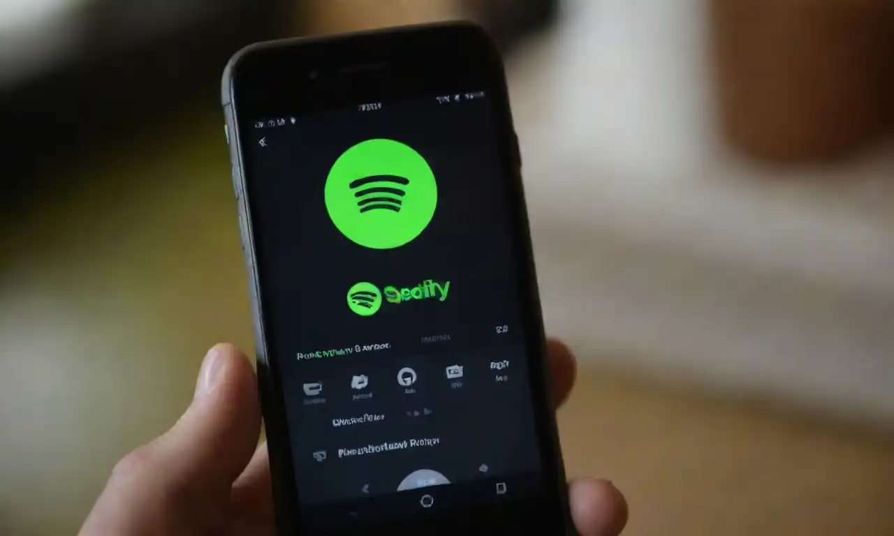 A smartphone screen displaying the Spotify app with a users profile and the Follow button highlighted.