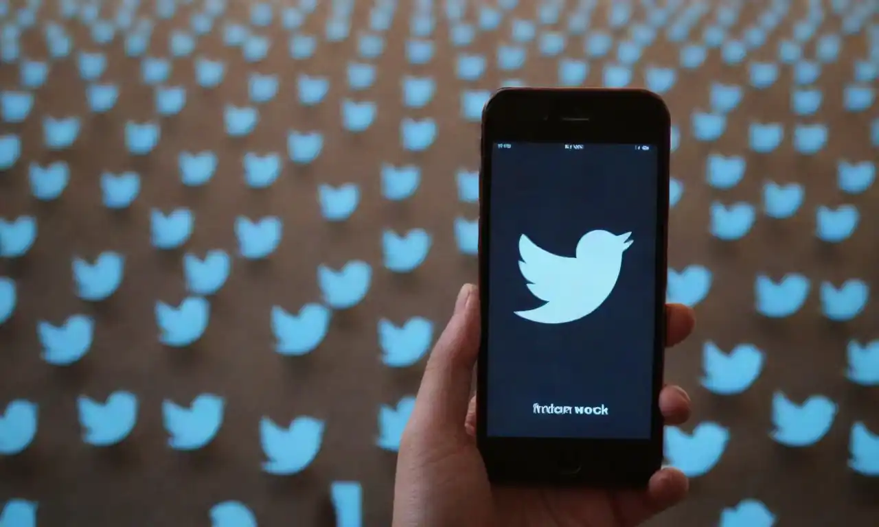 Usuarios de Twitter interactuando con publicaciones de marcas en sus dispositivos móviles.
