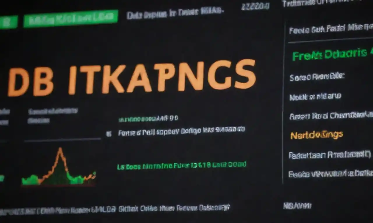 Stock market display with charts and news headlines about DraftKings (DKNG).