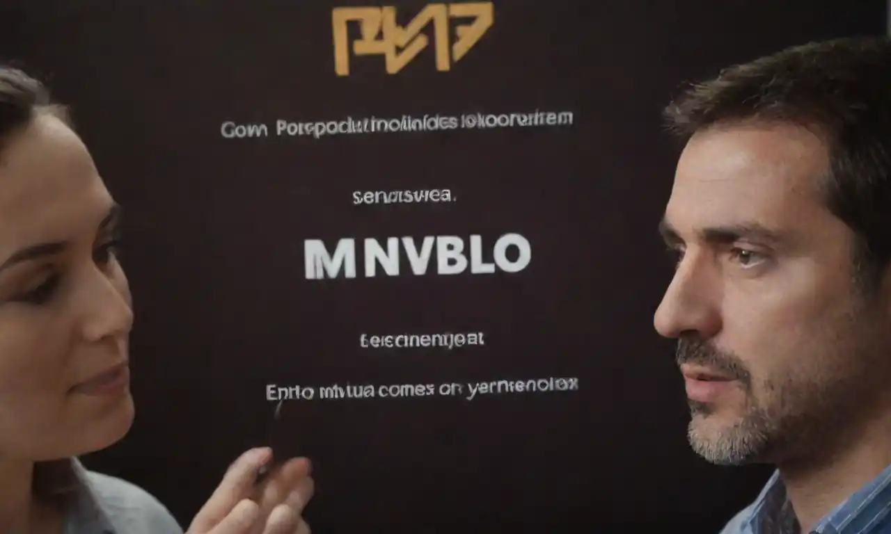 Ilustración de un diagrama de PMV (Producto Mínimo Viable) junto a un grupo de personas discutiendo estrategias de implementación.