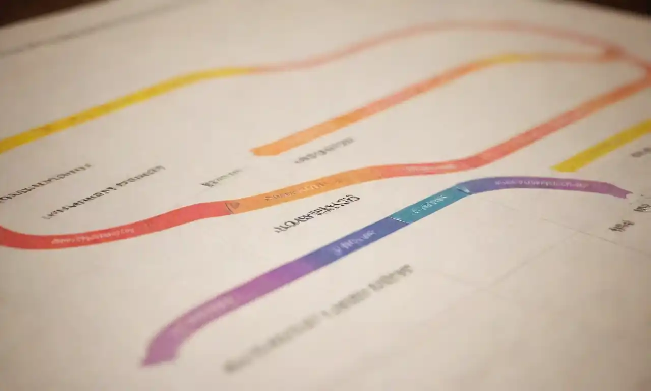 Illustration of a customer journey map highlighting stages of awareness
