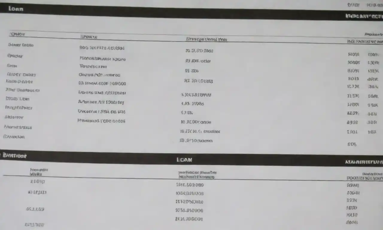 Spreadsheet showing loan entries and calculations related to Modelo 111 for 2024.