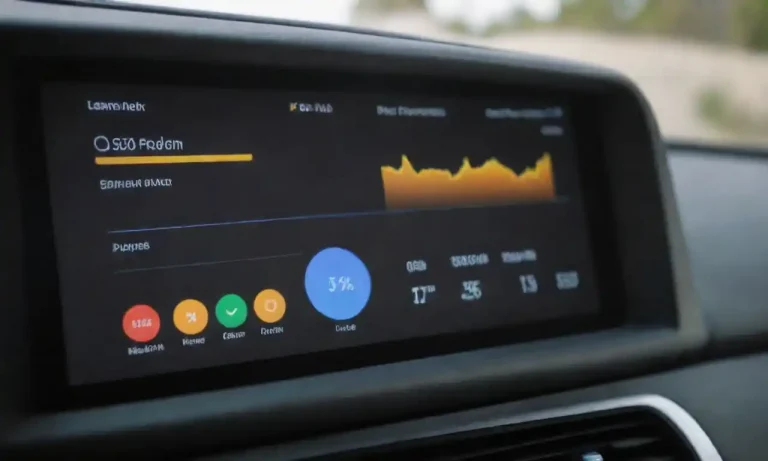 Illustration of a digital dashboard showing boosted performance metrics for Google Ads campaigns.