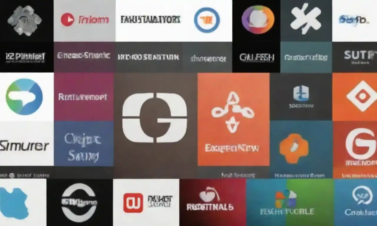 Collage of logos of six open-source ERP software with brief pros listed beside each.