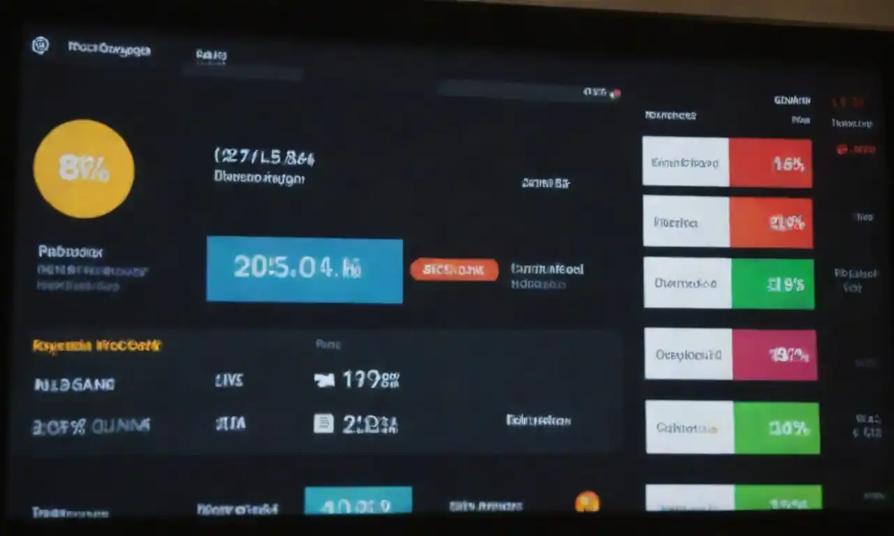 A digital dashboard displaying Rocket Mortgage ratings and reviews for 2024.
