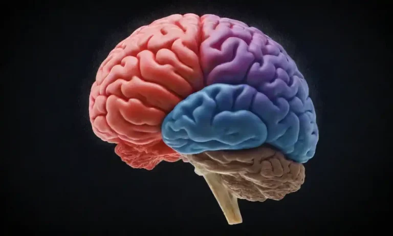 A brain graphic overlaying marketing materials