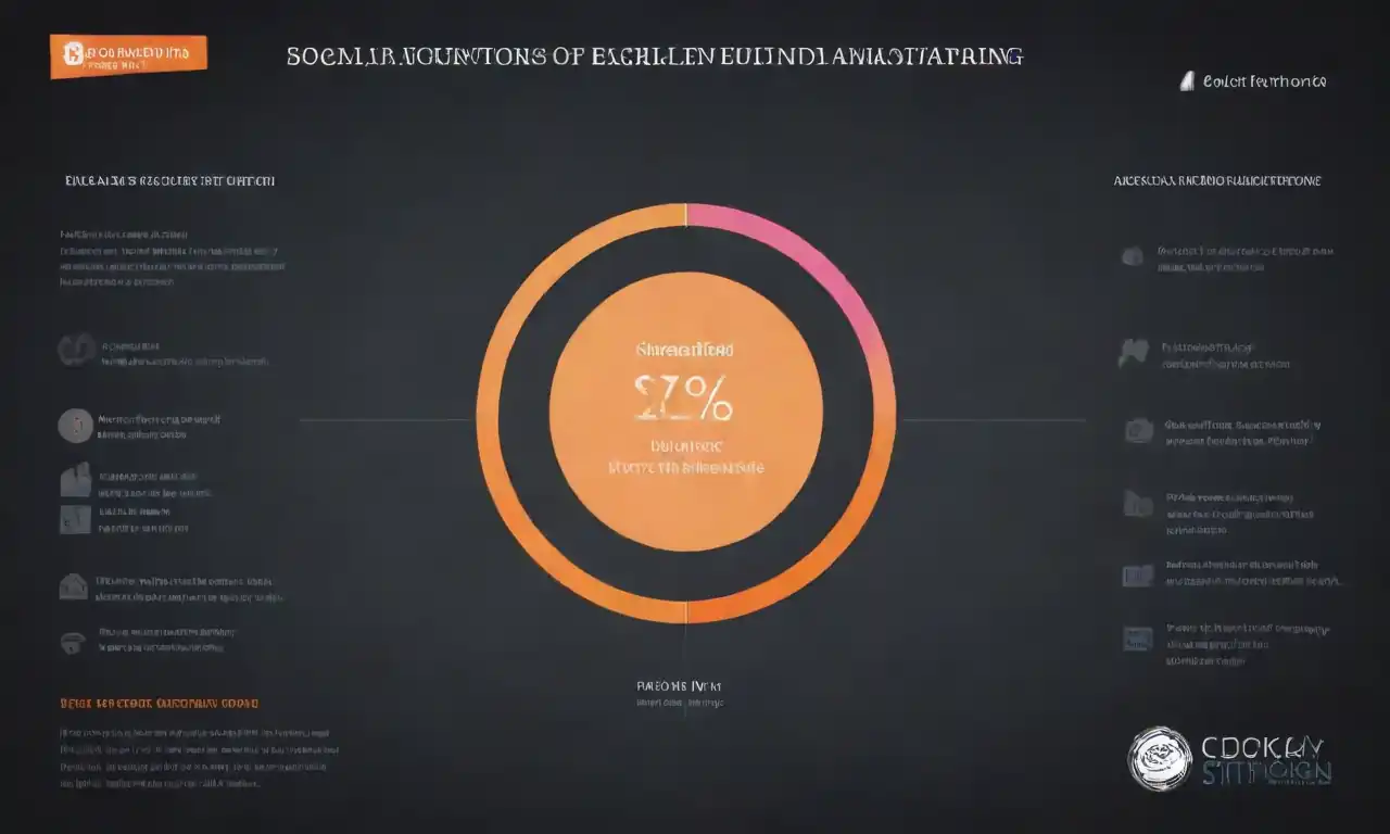 Infographic comparing social listening and social monitoring with key benefits for businesses.