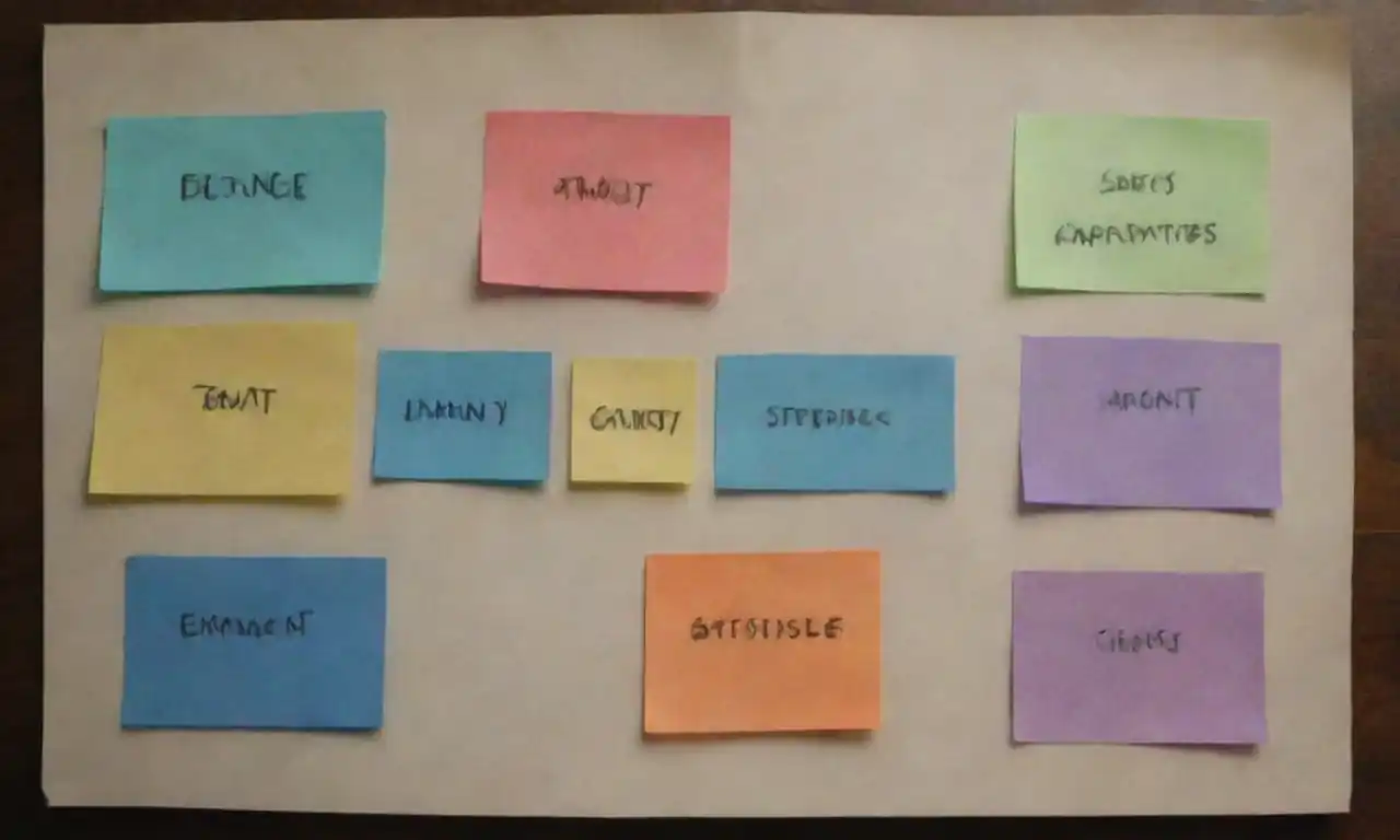 A visual representation of a SWOT analysis chart with strengths