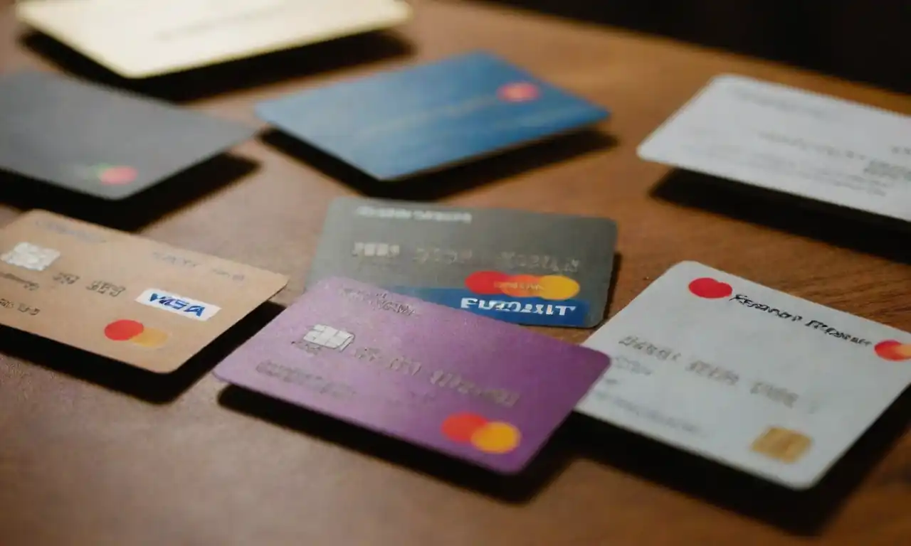 A table displaying various business credit cards with features and benefits highlighted.