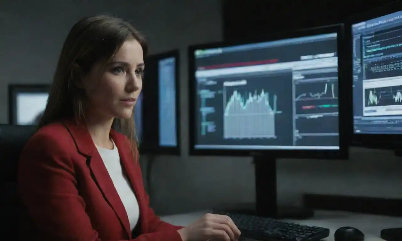Profesional analizando datos y optimizando campañas publicitarias en una computadora.
