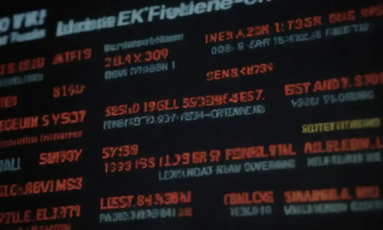 A digital screen displaying stock prices and news headlines related to FWRD.