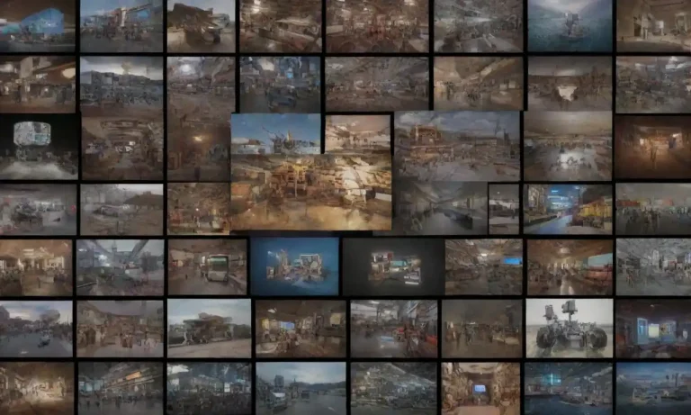 excerpt% Collage of images representing various innovative projects and technologies.