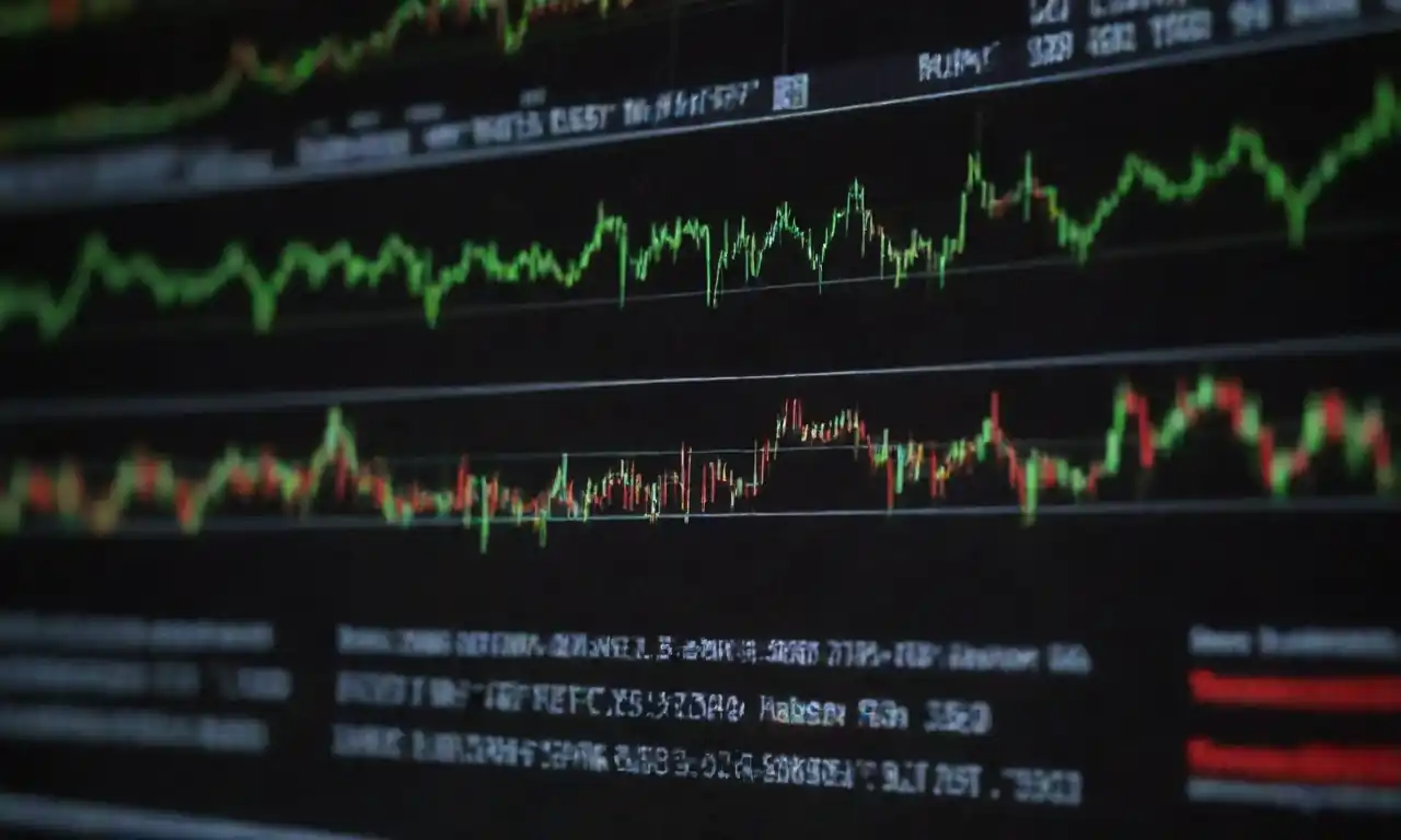 A stock market chart displaying PATHs price history and current quote on a digital screen.