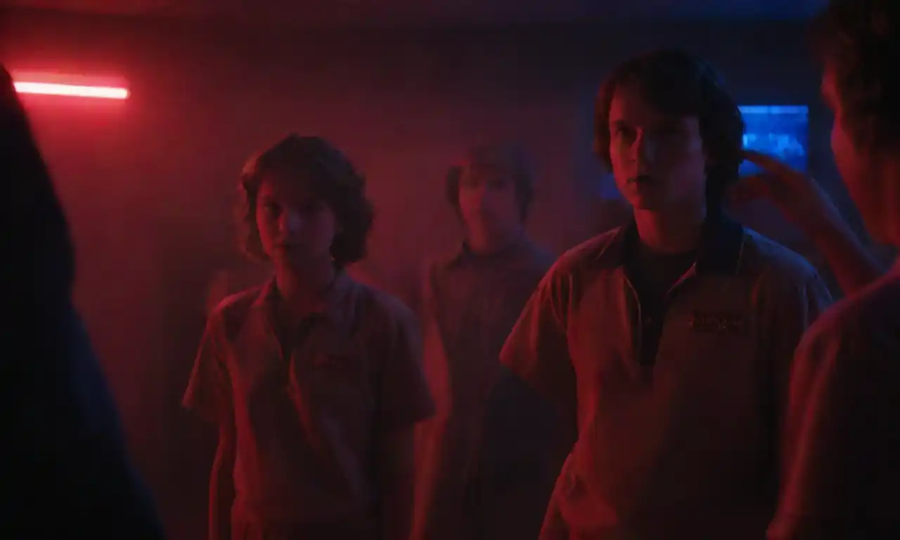 Promotional event featuring immersive scenes and characters from Stranger Things 4