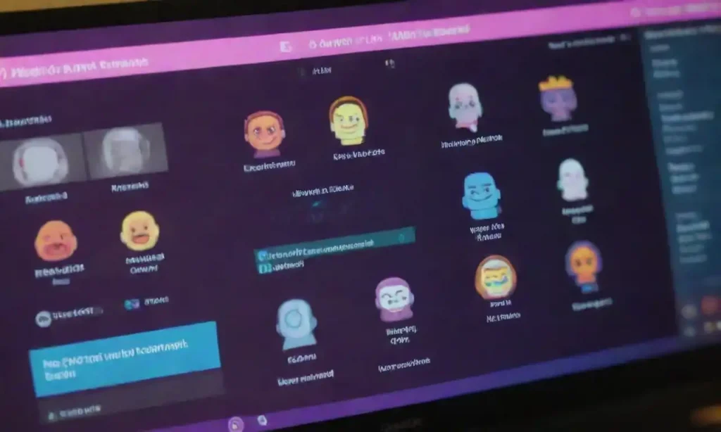 A computer screen displaying a list of AI chatbots with icons and names.