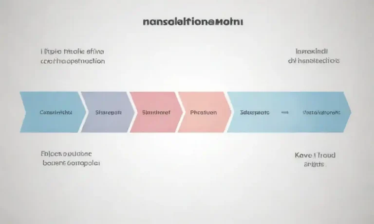 Diagram illustrating the U-shaped process of transformation with key characteristics labeled.