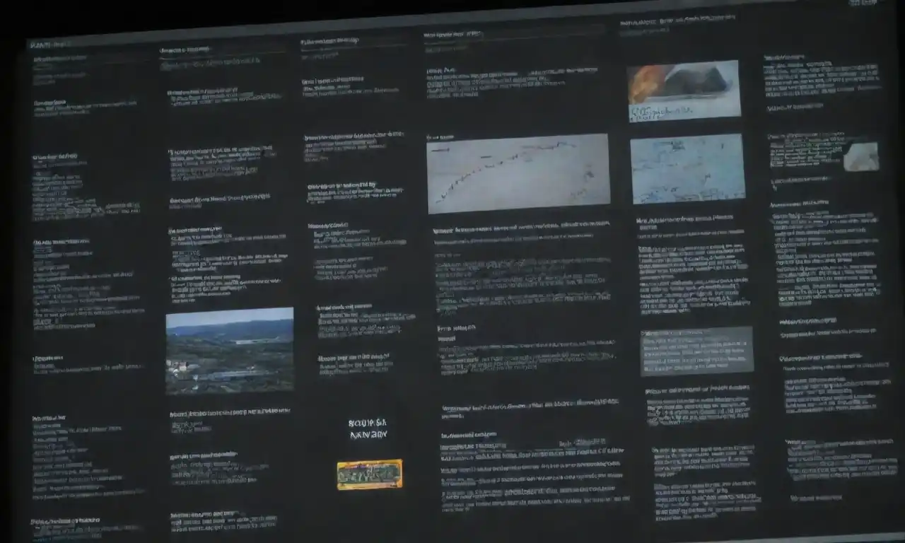 A digital screen displaying interconnected articles on CAME analysis methods.