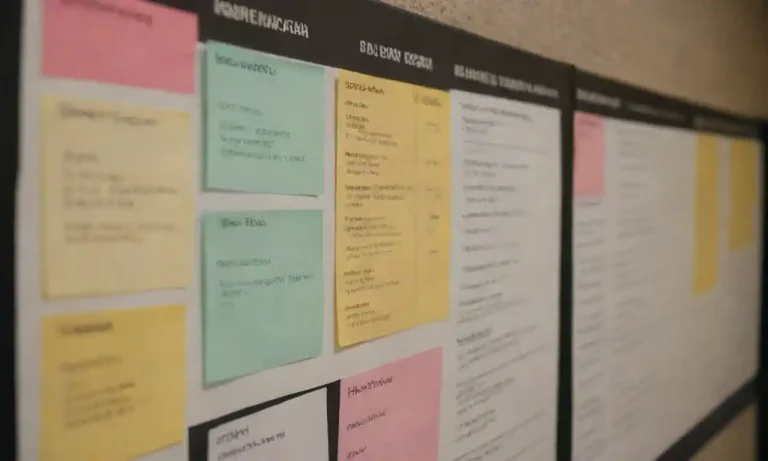 Visual Kanban board displaying tasks with WIP limits to enhance workflow efficiency.