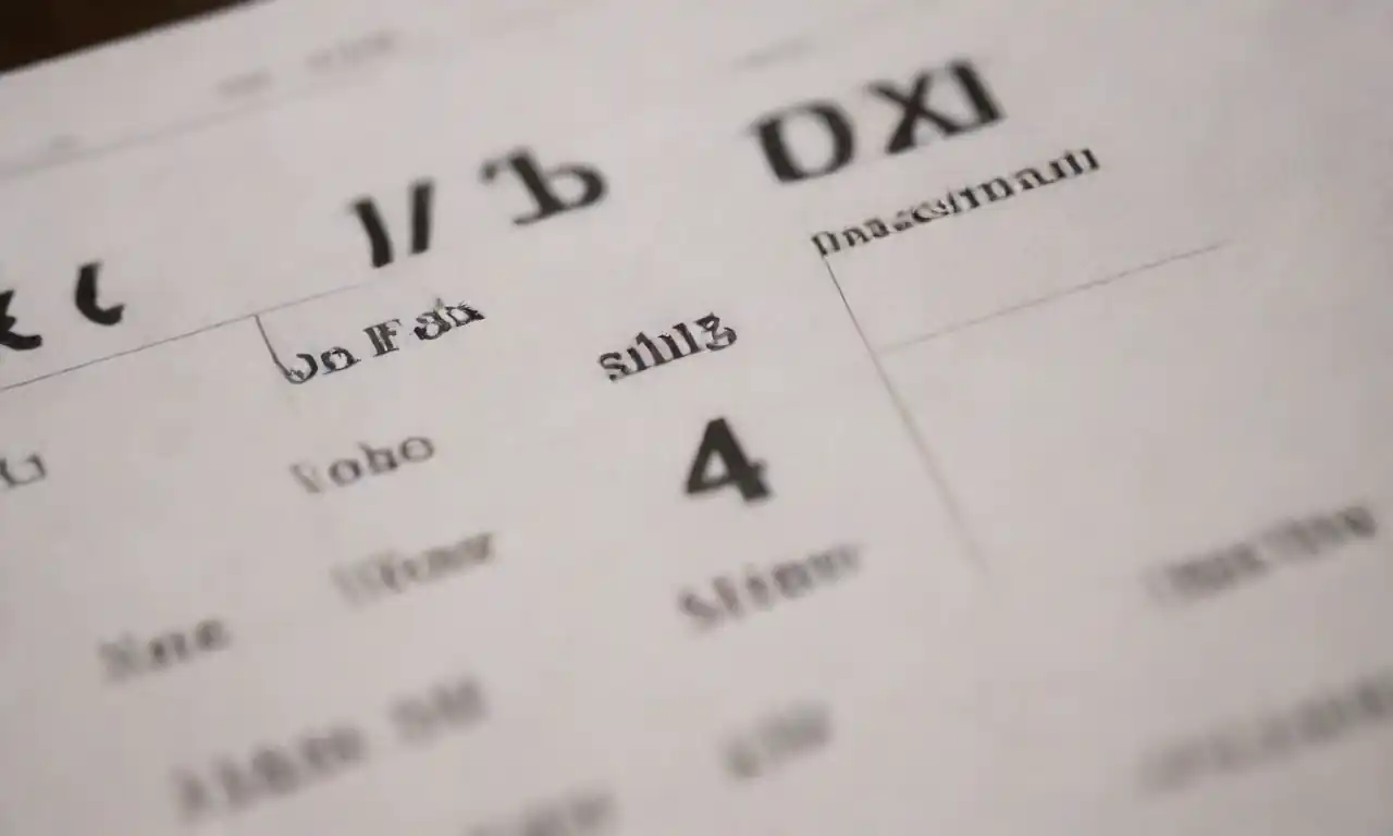 Document showing tax details with a calendar marking 2024