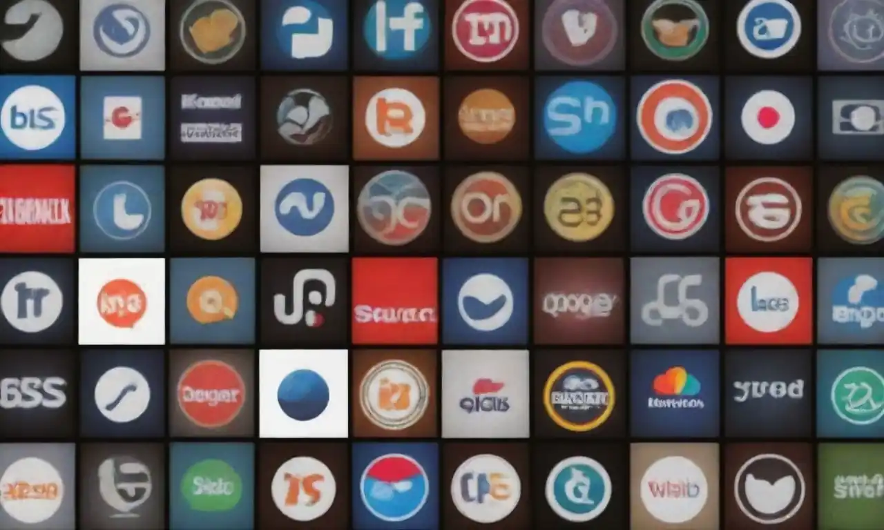 Collage of logos from the top 12 project management software applications on a digital background.