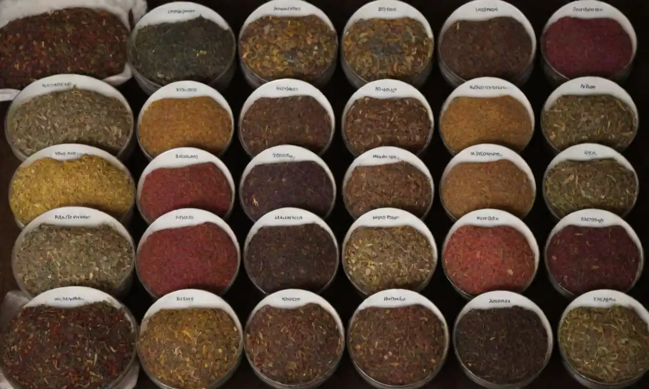 Assortment of tea varieties displayed with weight loss benefits highlighted.