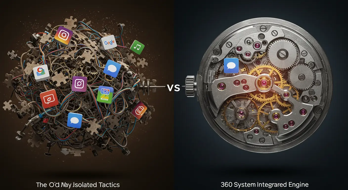 Sistema Integrado vs Tácticas Aisladas - Método 360°